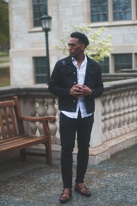 7 Ways To ROCK White Denim Jacket  Mens Outfit Ideas  YouTube