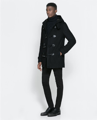 Duffle Coat In Black