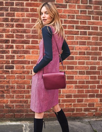 Purple Crossbody Bag Outfits: 