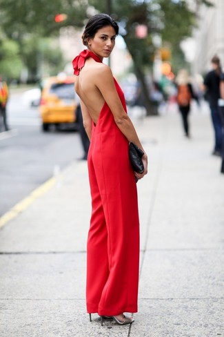 Burgundy Jumpsuit Outfits: 