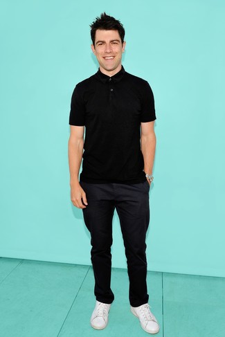 Black Rugby Polo