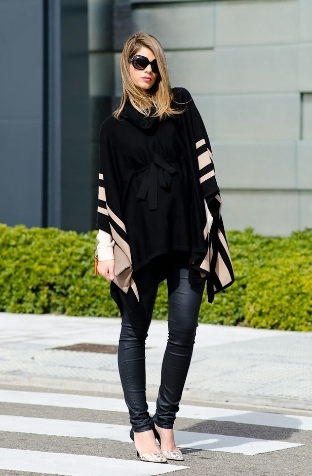 Black Poncho Outfits (13 ideas & outfits) | Lookastic