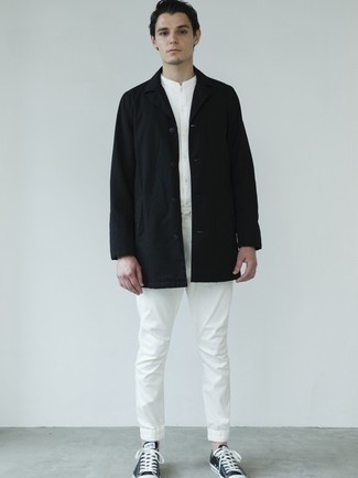 Heath Nylon Shirt Jacket Black