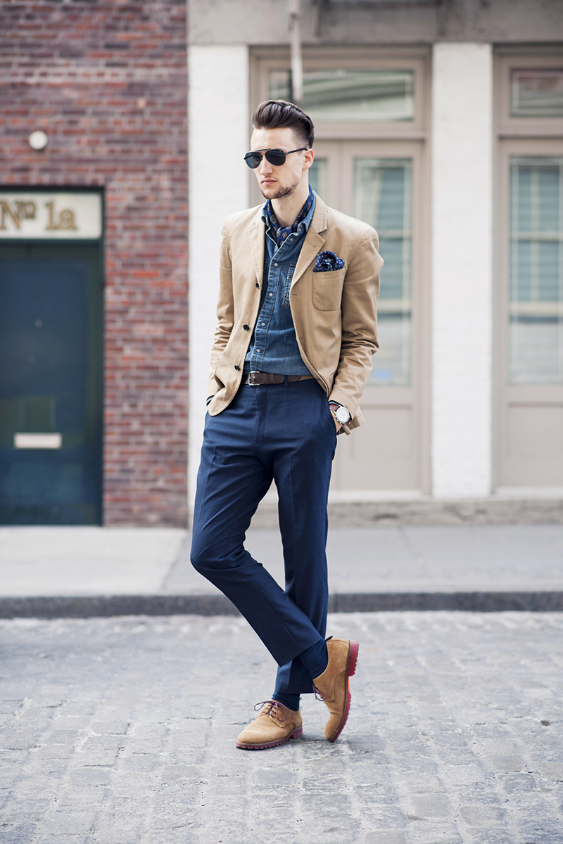 Blue Shoes with Navy Pants Outfits For Men After 40 (84 ideas & outfits) |  Lookastic