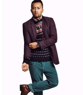 How to Wear a Purple Blazer (20 looks) | Men's Fashion