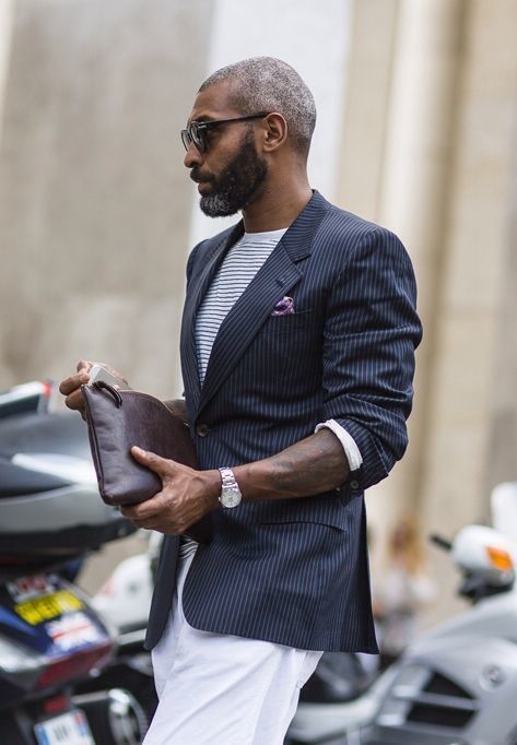 Striped clearance shirt blazer