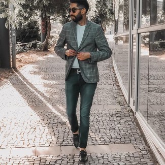 helt seriøst Vis stedet Monet Grey Check Blazer Outfits For Men (222 ideas & outfits) | Lookastic