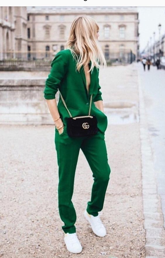 Ladies green 2024 dress pants