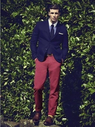 Red Cutout Trousers
