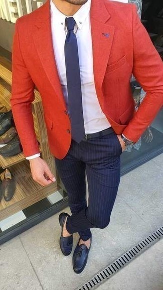 Red Blazer Outfits For Men 331 Ideas, Red Coat And Blue Pants