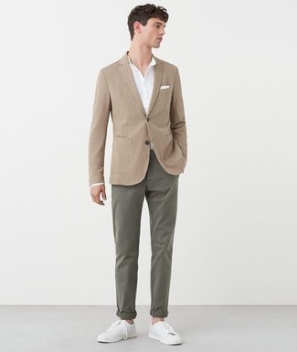 Biscuit Stretch Skinny Fit Suit Jacket