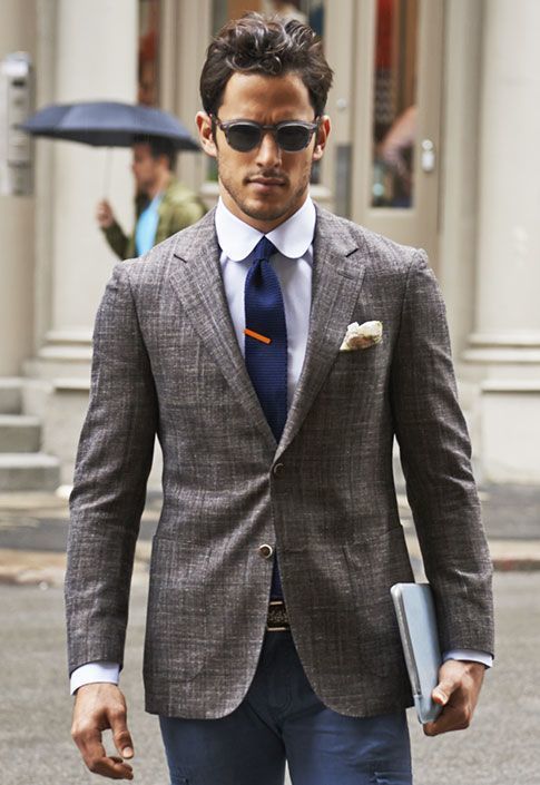 How to Wear a Grey Blazer (566 looks) | Men's Fashion