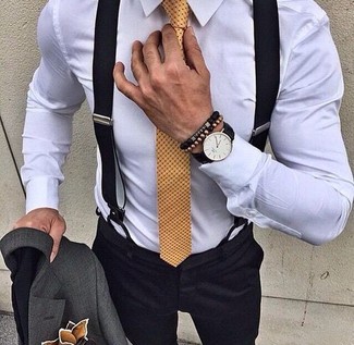 Solid Suspenders Black