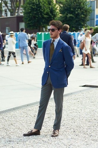 Suit Separates Shiny Grey Pindot Pants Slim Fit
