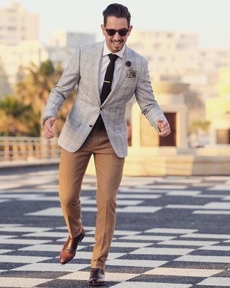 Tan Tailored Trousers