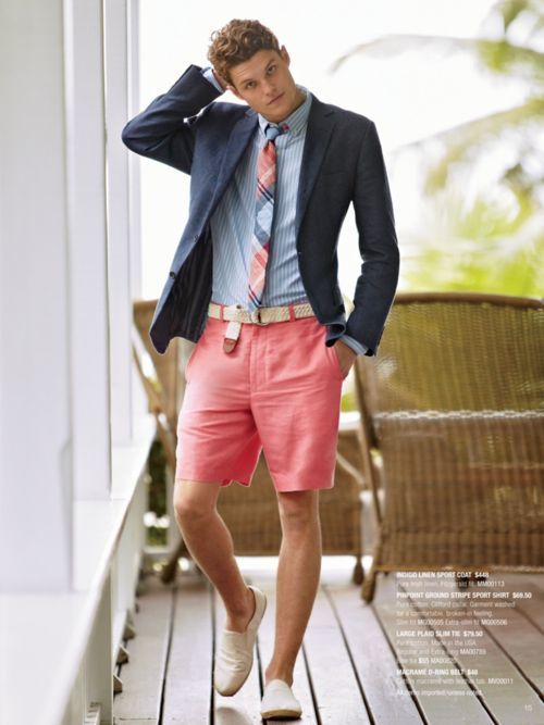 How To Wear Shorts With a Navy Blazer | Men's Fashion