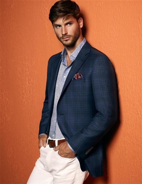 How to Wear a Navy Plaid Blazer (50 looks) | Men's Fashion