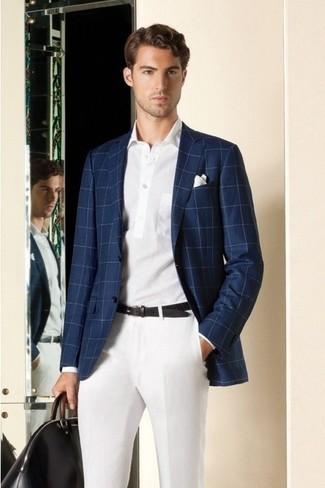 Men's White Polo, Black Jeans, Brown Leather Chelsea Boots | Men's Fashion