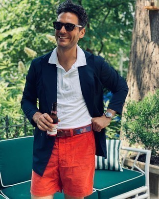 NEW Smart Casual Washable Tailored Shorts Red 8-22 1492-6 