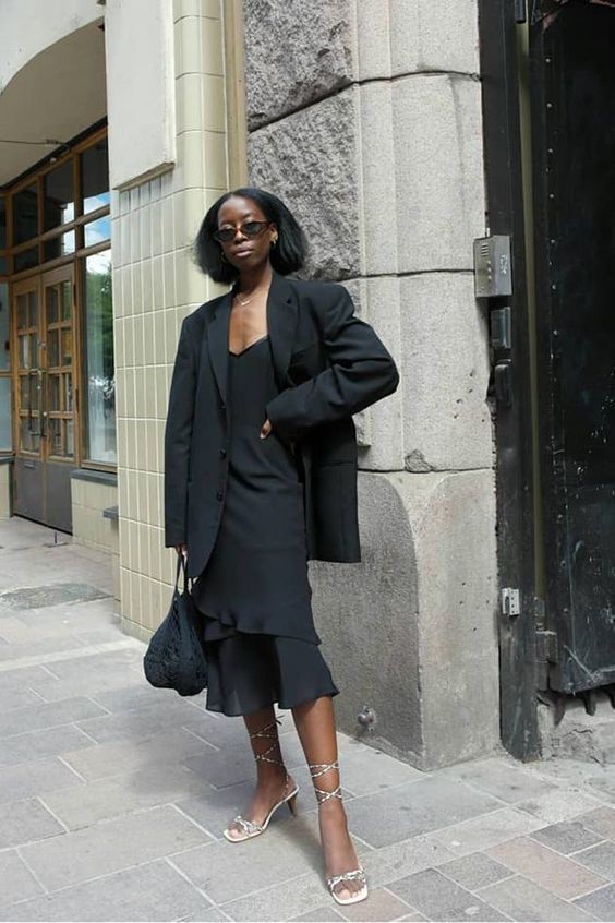 Black blazer dress online