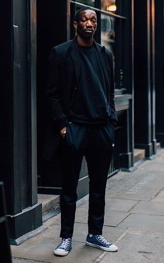 joggers with nike blazers