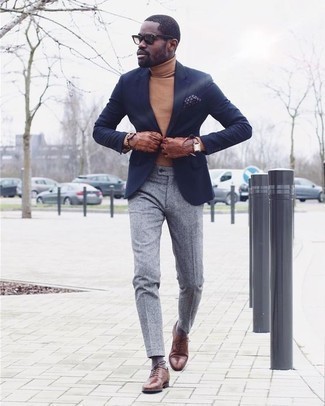 Men's LookBook : Photo | Mens fashion suits, Blazer outfits men, Grey blazer  outfit men