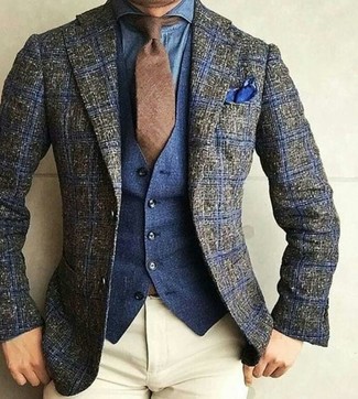 Denim Style Waistcoat
