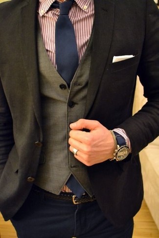 Zip Detail Tailored Blazer