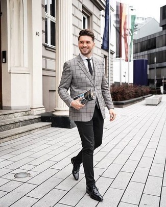 Grey Check British Panama Luxury Suit Vest