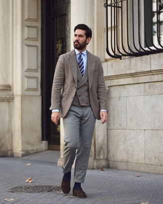 Slim Suit Pant In Houndstooth Italian Wool