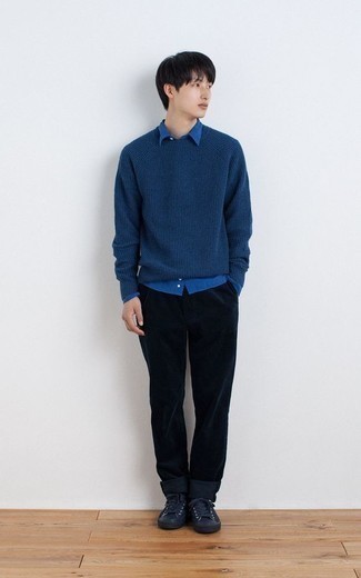 Blue Verif Sweater