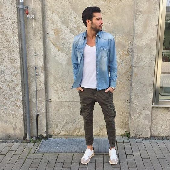 Denim Shirt with Chelsea Boots Outfits For Men (97 ideas & outfits) |  Lookastic