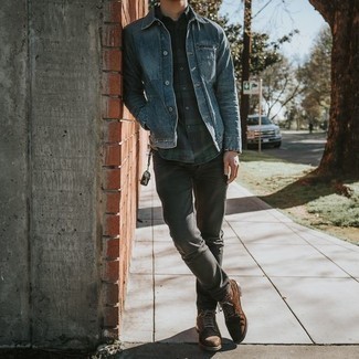 mens jeans and boots look