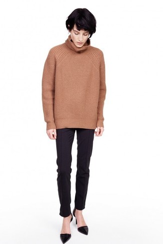 Fitted Turtleneck Sweater
