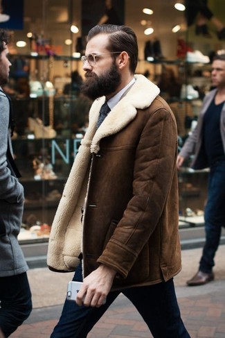 Fitted Shearling Coat