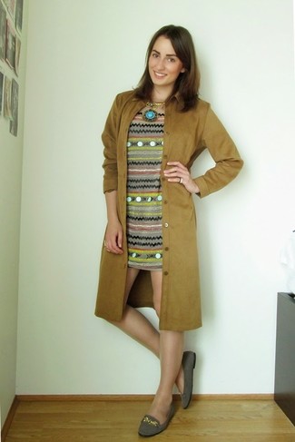 Trench Coat With Contrast Black Piping