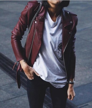 Faux Leather Moto Jacket