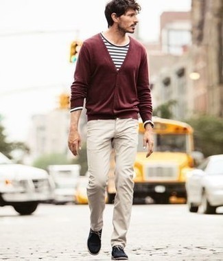 Striped Cotton And Cashmere Blend T Shirt
