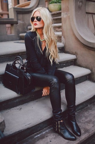 Tina Leather Trousers
