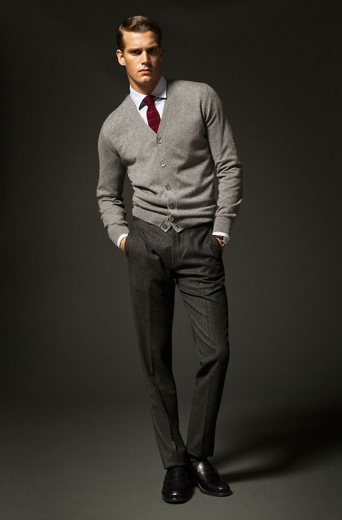 How to Wear a Grey Cardigan (209 looks) | Men's Fashion