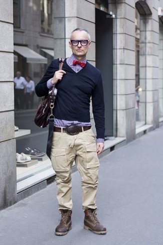 Red Bow-tie Outfits For Men: 