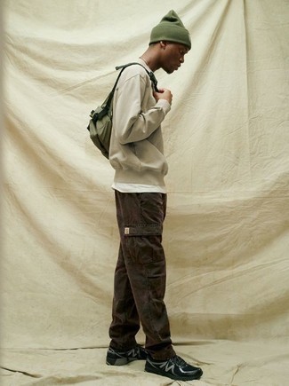 Teal Canvas Backpack Outfits For Men: 
