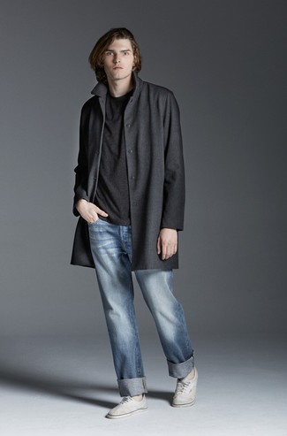 Double Breasted Oversize Wool Cashmere Coat