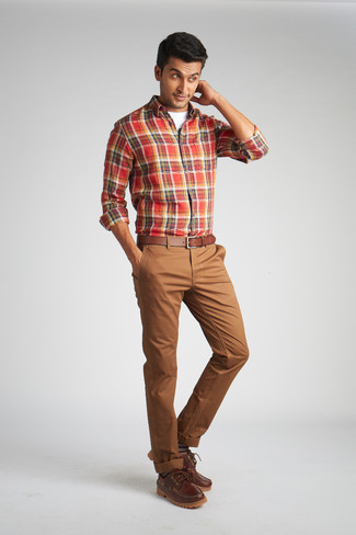 Brown Socks Outfits For Men: 
