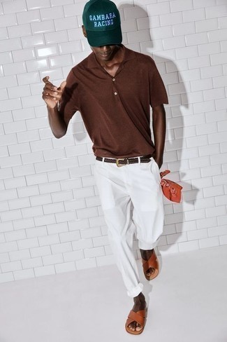 Tobacco Polo Outfits For Men: 