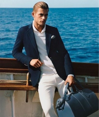 White Polo Outfits For Men: 