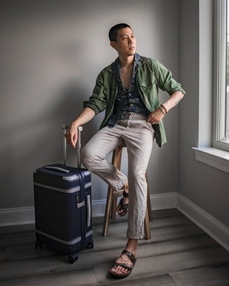 Navy Suitcase Outfits For Men: 