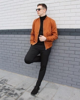 Black Suede Derby Shoes Outfits: 