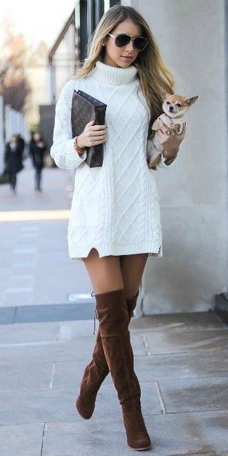 Sweater Dress Outfits: 