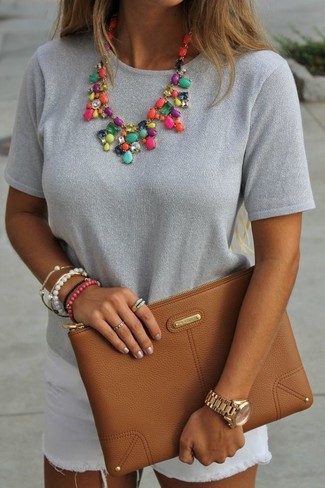 Multi colored Necklace Outfits: 